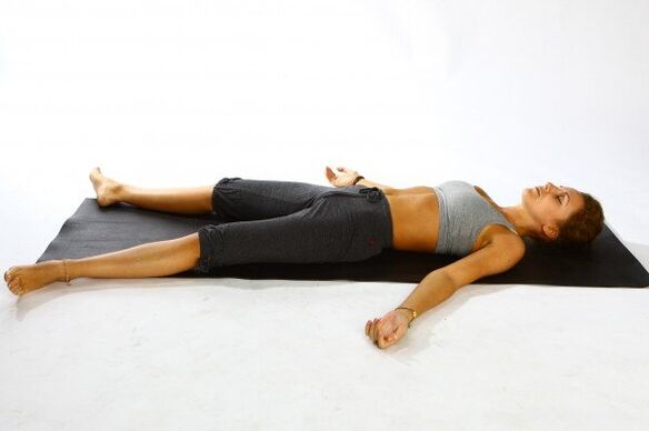 Yoga corpse pose for weight loss