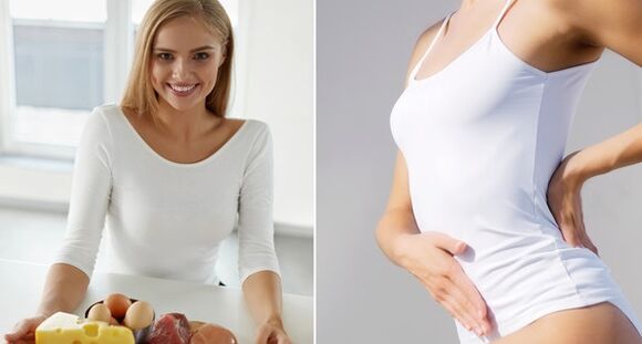 The result of girls losing weight on a carbohydrate-free diet