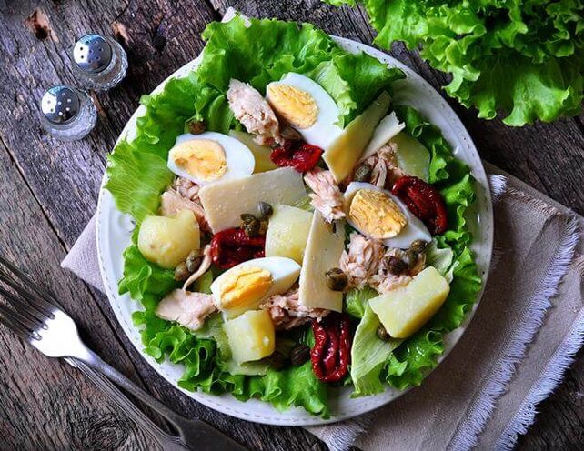 Canned tuna salad on a low carb diet
