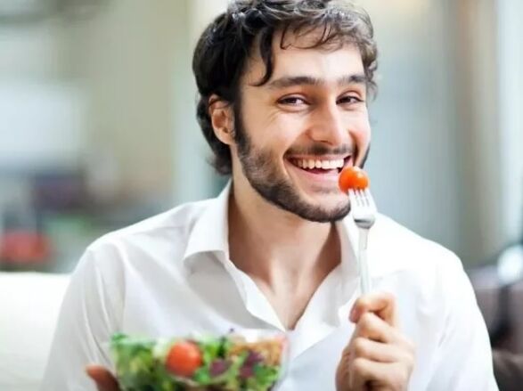 Proper nutrition for weight loss in men